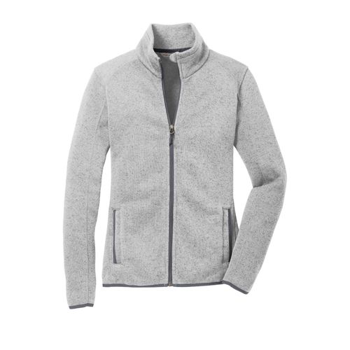 Port Authority Ladies Sweater Fleece Jacket image thumbnail