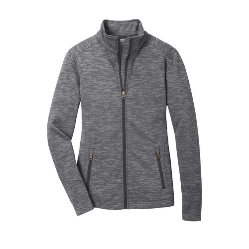 Port Authority Ladies Digi Stripe Fleece Jacket image thumbnail