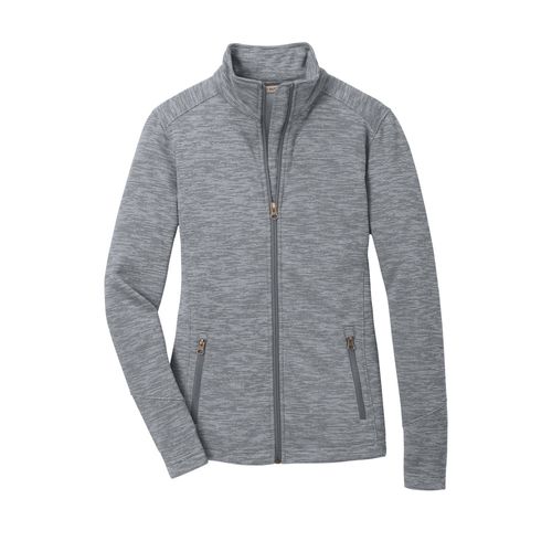 Port Authority Ladies Digi Stripe Fleece Jacket image thumbnail