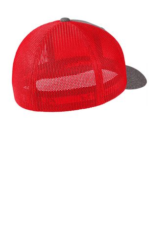 Port Authority Flexfit Melange Mesh Back Trucker Cap C302 image thumbnail