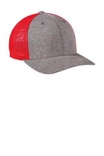 Port Authority Flexfit Melange Mesh Back Trucker Cap C302 image thumbnail