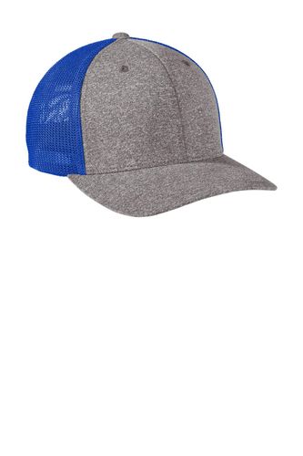 Port Authority Flexfit Melange Mesh Back Trucker Cap C302 image thumbnail