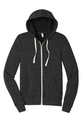 Image of BELLA+CANVAS Unisex Triblend Sponge Fleece Full-Zip Hoodie. BC3909