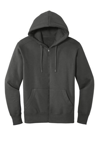 District Perfect Weight Fleece Full-Zip Hoodie DT1103 image thumbnail