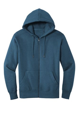 District Perfect Weight Fleece Full-Zip Hoodie DT1103 image thumbnail