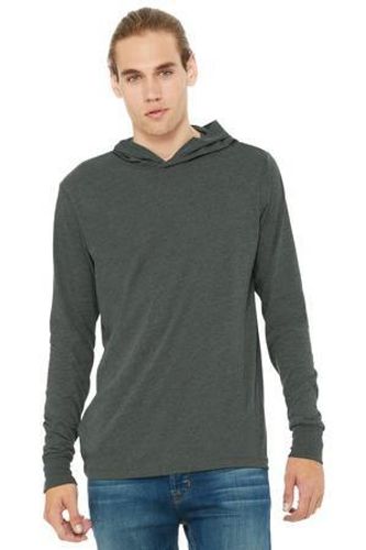 BELLA+CANVAS Unisex Jersey Long Sleeve Hoodie. BC3512 image thumbnail