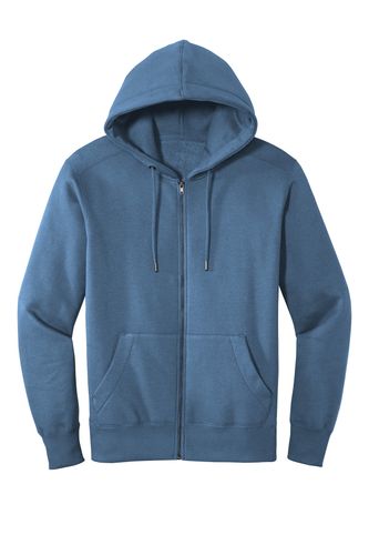 District Perfect Weight Fleece Full-Zip Hoodie DT1103 image thumbnail