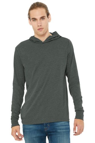 BELLA+CANVAS Unisex Jersey Long Sleeve Hoodie. BC3512 image thumbnail