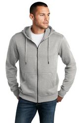 Image of District Perfect Weight Fleece Full-Zip Hoodie DT1103