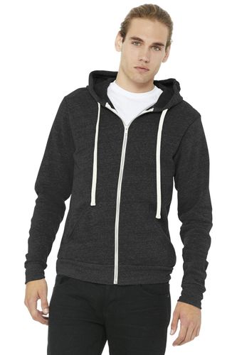 BELLA+CANVAS Unisex Triblend Sponge Fleece Full-Zip Hoodie. BC3909 image thumbnail