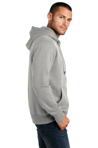 District Perfect Weight Fleece Full-Zip Hoodie DT1103 image thumbnail