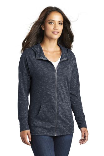 District Women's Medal Full-Zip Hoodie. DT665 image thumbnail