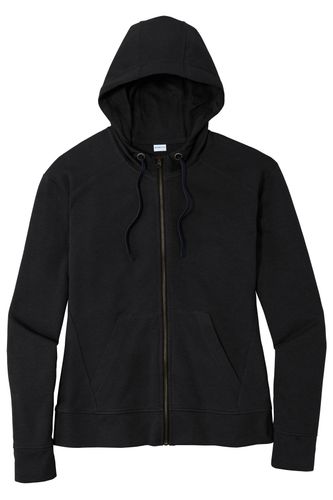 Sport-Tek Ladies PosiCharge Tri-Blend Wicking Fleece Full-Zip Hooded Jacket LST293 image thumbnail