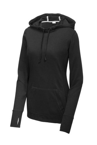 Sport-Tek Ladies PosiCharge Tri-Blend Wicking Fleece Hooded Pullover. LST296 image thumbnail