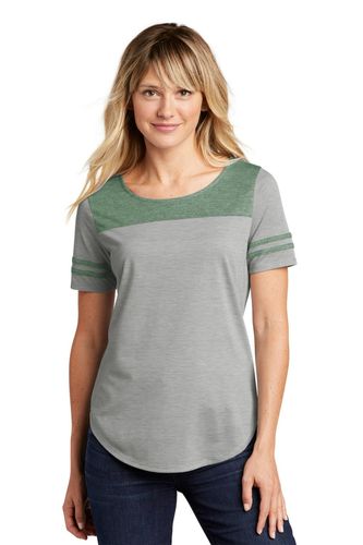Sport-Tek Ladies PosiCharge Tri-Blend Wicking Fan Tee. LST403 image thumbnail