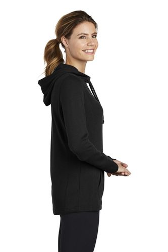 Sport-Tek Ladies PosiCharge Tri-Blend Wicking Fleece Hooded Pullover. LST296 image thumbnail