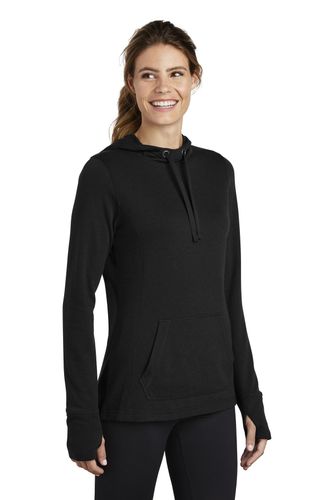 Sport-Tek Ladies PosiCharge Tri-Blend Wicking Fleece Hooded Pullover. LST296 image thumbnail