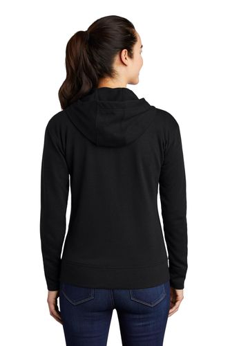 Sport-Tek Ladies PosiCharge Tri-Blend Wicking Fleece Full-Zip Hooded Jacket LST293 image thumbnail