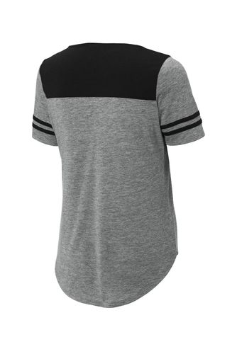 Sport-Tek Ladies PosiCharge Tri-Blend Wicking Fan Tee. LST403 image thumbnail