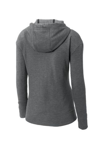 Sport-Tek Ladies PosiCharge Tri-Blend Wicking Fleece Full-Zip Hooded Jacket LST293 image thumbnail