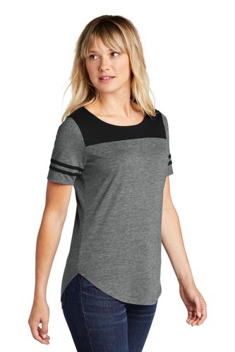 Sport-Tek Ladies PosiCharge Tri-Blend Wicking Fan Tee. LST403 image thumbnail