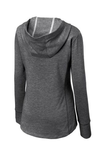 Sport-Tek Ladies PosiCharge Tri-Blend Wicking Fleece Hooded Pullover. LST296 image thumbnail