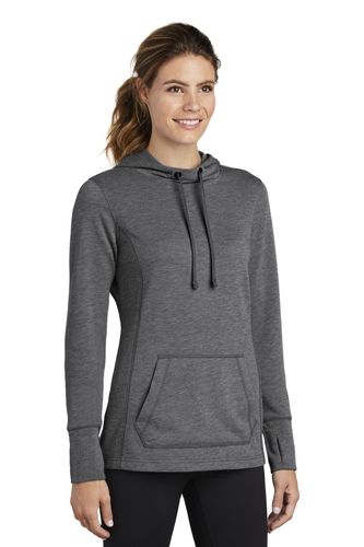 Sport-Tek Ladies PosiCharge Tri-Blend Wicking Fleece Hooded Pullover. LST296 image thumbnail