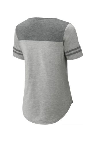 Sport-Tek Ladies PosiCharge Tri-Blend Wicking Fan Tee. LST403 image thumbnail