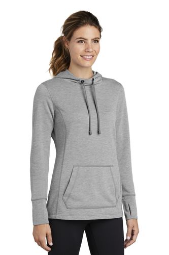 Sport-Tek Ladies PosiCharge Tri-Blend Wicking Fleece Hooded Pullover. LST296 image thumbnail