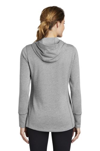 Sport-Tek Ladies PosiCharge Tri-Blend Wicking Fleece Hooded Pullover. LST296 image thumbnail