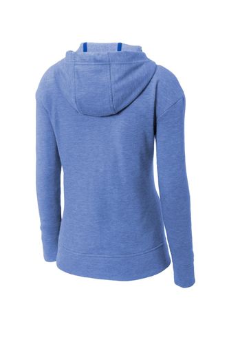 Sport-Tek Ladies PosiCharge Tri-Blend Wicking Fleece Full-Zip Hooded Jacket LST293 image thumbnail
