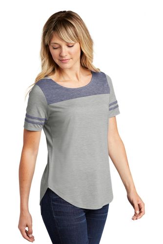 Sport-Tek Ladies PosiCharge Tri-Blend Wicking Fan Tee. LST403 image thumbnail