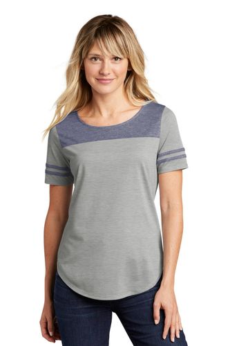 Sport-Tek Ladies PosiCharge Tri-Blend Wicking Fan Tee. LST403 image thumbnail