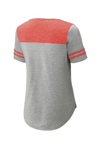Sport-Tek Ladies PosiCharge Tri-Blend Wicking Fan Tee. LST403 image thumbnail