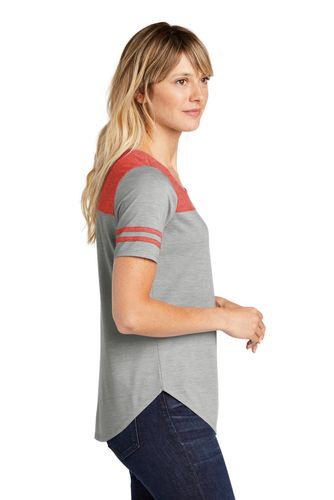Sport-Tek Ladies PosiCharge Tri-Blend Wicking Fan Tee. LST403 image thumbnail