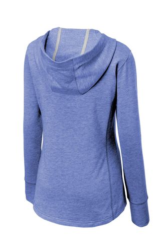 Sport-Tek Ladies PosiCharge Tri-Blend Wicking Fleece Hooded Pullover. LST296 image thumbnail
