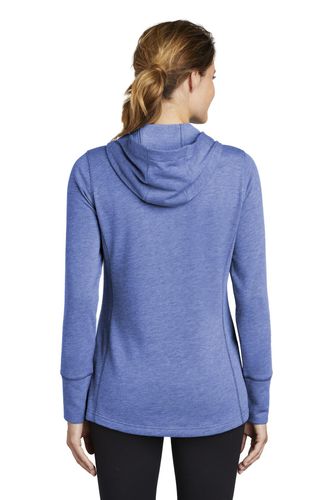 Sport-Tek Ladies PosiCharge Tri-Blend Wicking Fleece Hooded Pullover. LST296 image thumbnail
