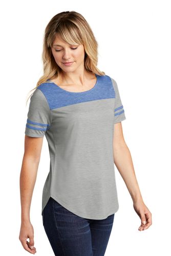 Sport-Tek Ladies PosiCharge Tri-Blend Wicking Fan Tee. LST403 image thumbnail