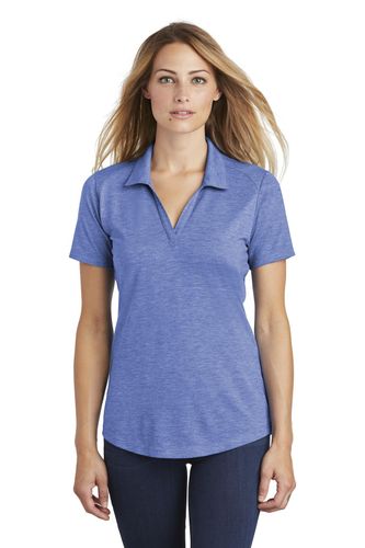 Sport-Tek Ladies PosiCharge Tri-Blend Wicking Polo. LST405 image thumbnail