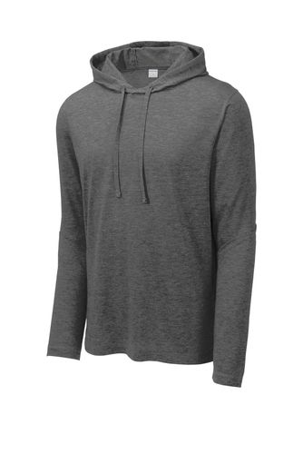 Sport-Tek PosiCharge Tri-Blend Wicking Long Sleeve Hoodie ST406 image thumbnail