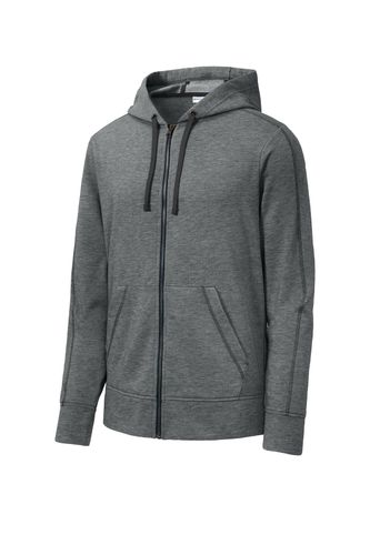 Sport-Tek PosiCharge Tri-Blend Wicking Fleece Full-Zip Hooded Jacket ST293 image thumbnail