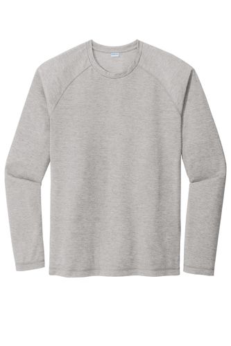 Sport-Tek PosiCharge Long Sleeve Tri-Blend Wicking Raglan Tee ST400LS image thumbnail