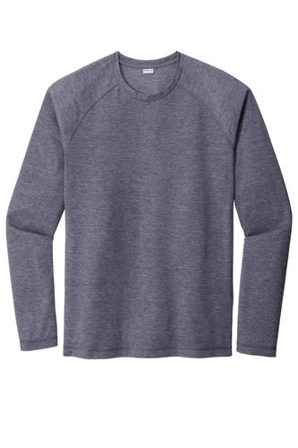 Sport-Tek PosiCharge Long Sleeve Tri-Blend Wicking Raglan Tee ST400LS image thumbnail
