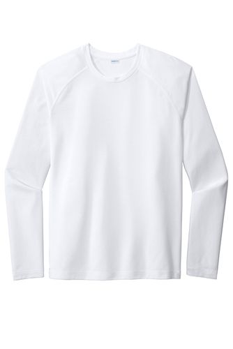Sport-Tek PosiCharge Long Sleeve Tri-Blend Wicking Raglan Tee ST400LS image thumbnail