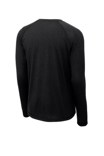 Sport-Tek PosiCharge Long Sleeve Tri-Blend Wicking Raglan Tee ST400LS image thumbnail