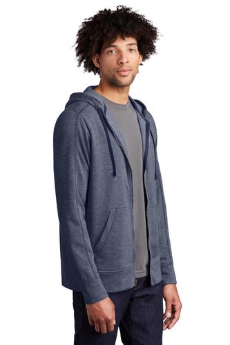Sport-Tek PosiCharge Tri-Blend Wicking Fleece Full-Zip Hooded Jacket ST293 image thumbnail