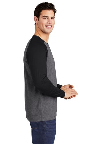 Sport-Tek PosiCharge Long Sleeve Tri-Blend Wicking Raglan Tee ST400LS image thumbnail