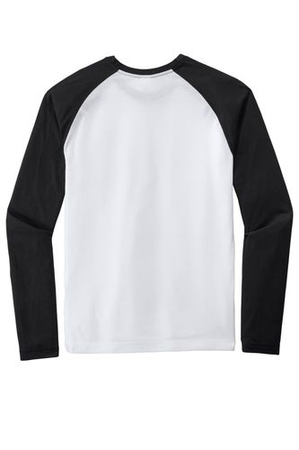 Sport-Tek PosiCharge Long Sleeve Tri-Blend Wicking Raglan Tee ST400LS image thumbnail