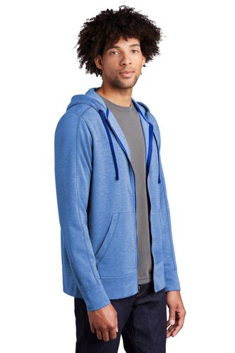 Sport-Tek PosiCharge Tri-Blend Wicking Fleece Full-Zip Hooded Jacket ST293 image thumbnail