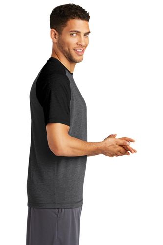 Sport-Tek PosiCharge Tri-Blend Wicking Raglan Tee. ST400 image thumbnail